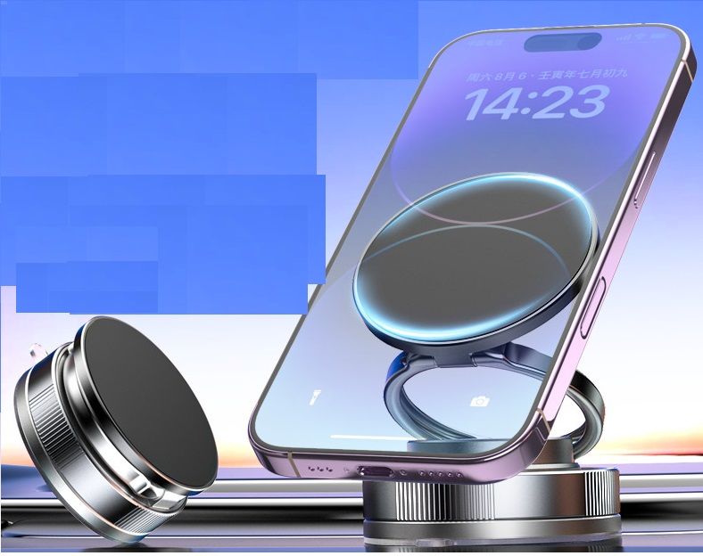 Soporte Magnético para Celular de auto MagSafe Rotación 360° Fijación por Vacío Uso con Una Mano