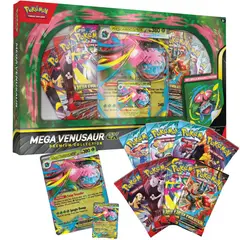 POKEMON - Cartas TCG - Mega Venusaur Cards Set Premium Inglés
