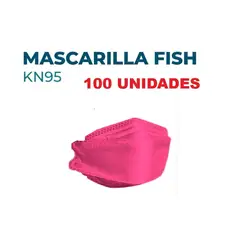 GENERICO - MASCARILLA KN95 FUCSIA x 100 Unidades