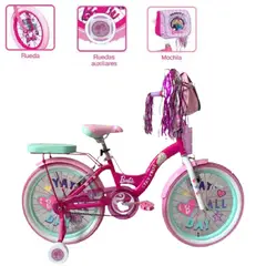 DISNEY - Bicicleta Modelo Barbie Aro 20