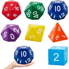 GENERICO - Set 5 Dados poliédricos rol decaheros