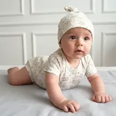 ECOBEBE - Set Bebé Body y Gorrito New York - Algodón Orgánico