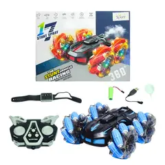 GENERICO - Juguete Carro Loco de Carreras Control Reloj Inteligente 360 para Niños - Color Aleatorio