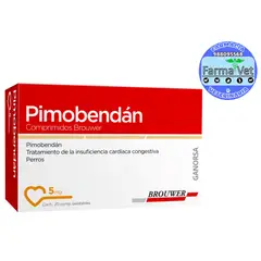 GENERICO - PIMOBENDAN 5 Mg CAJA X 20 COMPRIMIDOS