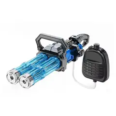OEM - Pistola de agua con cañones giratorios RGB 7 tipos de luces y chispas
