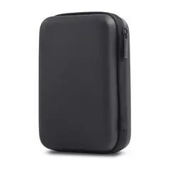 GENERICO - FUNDA ANTI GOLPES CASE PARA DISCO DURO EXTERNO FUNDA RÍGIDA COLOR NEGRO