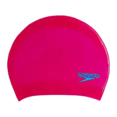 Speedo - Gorro Natacion Long Hair Junior Rosado