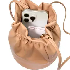 VICTORIA'S SECRET - Mini Crossbody Bombonera Beige Victorias Secret