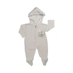 GENERICO - Enterizo con cierre y capucha de algodón