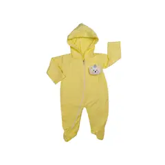 GENERICO - Enterizo con cierre y capucha de algodón