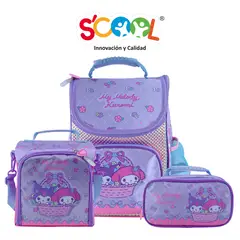 SCOOL - SET MOCHILA PICK MAGIC TELA MY MELODY & KUROMI