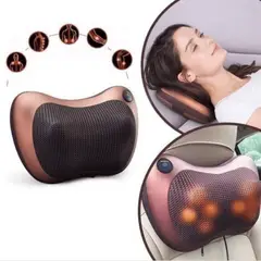 GENERICO - Almohada Masajeadora electrica de Espalda Cuello Cabeza