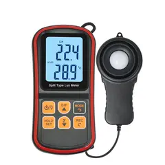 GENERICO - Luxometro GM1030 Medidor de Iluminación con Sensor de Temperatura