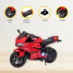 DUCATTI - Moto a batería para niños «DUCATI » Red Verde