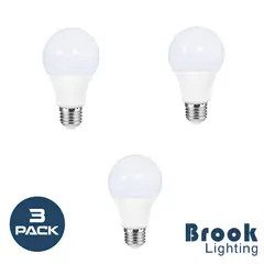 GENERICO - Pack 3 Focos LED 15W Luz Blanca Brook Lighting E27 6500K