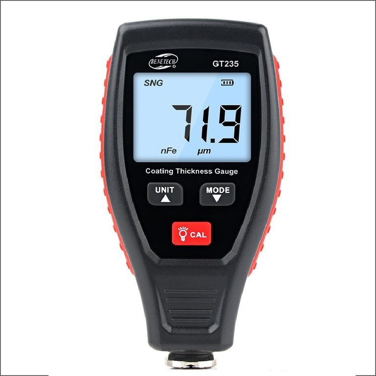 Medidor De Espesor De Pintura Gt235 Benetech 0-1800m