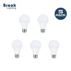 GENERICO - Pack 5 Focos LED 15W Luz Blanca Brook Lighting E27 6500K