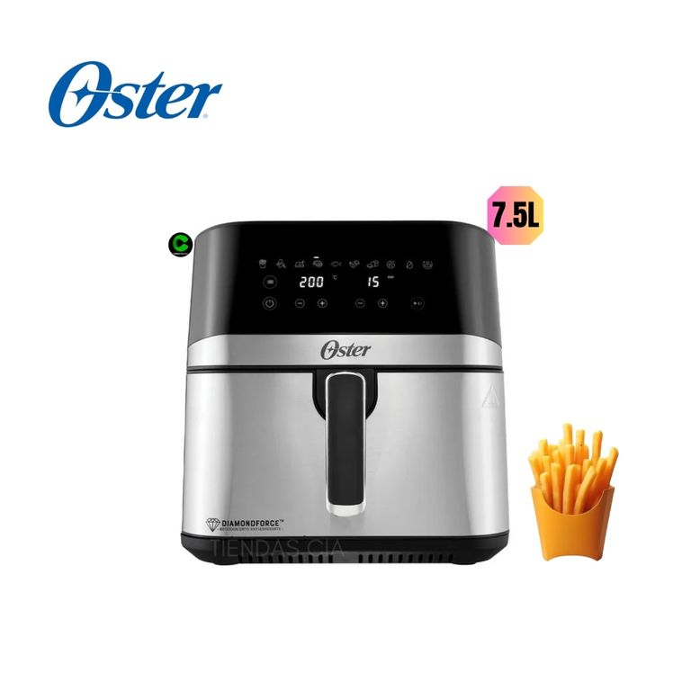 Freidora de Aire Digital 7.5 L DiamondForce CKSTAF75DSSDF