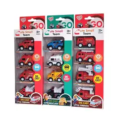 GENERICO - Sets Carros Juguete 12 Carritos Movimiento a Fricción