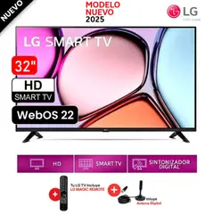 LG - Smart TV 32 HD 32LR600BPSC + Magic + AntenaDigital