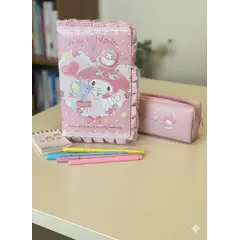 GENERICO - Libreta de Apuntes de Conejita Kawaii con Capucha Rosada