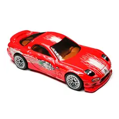 MARCA - Auto a escala Hot Wheels PREMIUM - MAZDA RX7 - DOMINIC TORETTO - Rapidos y Furiosos - FAST & FURIOUS