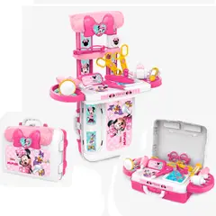 GENERICO - Set de doctora 3 en 1 Minnie Mouse Maleta