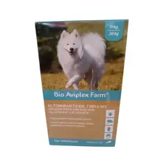 GENERICO - Antiparasitario externo en pipeta para perros de 11 a 20kg. Bio Aviplex Farm