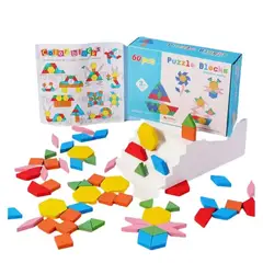 GENERICO - TANGRAM puzzle didáctico DE 60 PCS