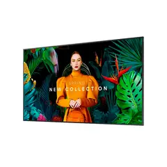 SAMSUNG - Pantalla Digital Qm65C 65" 4K Uhd Va Para Señalización - Conectividad Usb, Hdmi, L