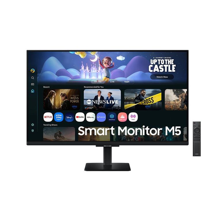 Monitor Smart M5 De 27", Fhd, Wifi, Bluetooth, Negro, Con Parlante Y Control Integ