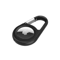 BELKIN - Estuche Secure Holder Con Mosquetón Negro Para Apple Airtag - Protección Y Estilo A