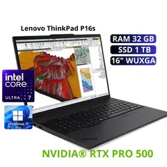 LENOVO - LAPTOP LENOVOTHINKPAD E16 GEN 4 INTEL CORE ULTRA 7 255H , Ram 32GB, SSD 1TB.,16" WUXGA WINDOWS 11PRO
