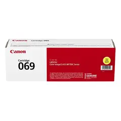 CANON - Tóner 069 Alta Capacidad Amarillo Para Mf753Cdw, Mf751Cdw, Lbp674Cdw