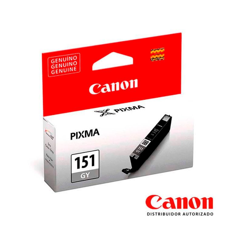 Tinta Cli-151 Gris - Cartucho De Alta Calidad, Compatible Con Impresoras Canon, Exce