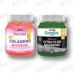 GENERICO - PACK GOMITAS COLAGENO Y GOMITAS CITRATO DE MAGNESIO SOTTCOR LABS