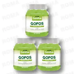 GENERICO - PACK 3 GOMITAS GOFOS 390 UND SOTTCOR LABS