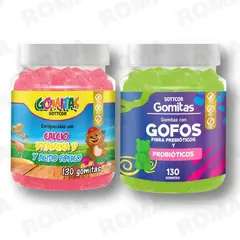 GENERICO - PACK 2 GOMITAS CALCIO NIÑOS + GOFOS PARA NIÑOS SOTTCORLABS