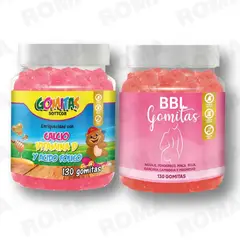 GENERICO - PACK 2 GOMITAS CALCIO NIÑOS + GOMITAS AGUAJE BBL SOTTCORLABS