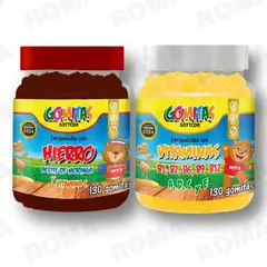 GENERICO - PACK 2 GOMITAS HIERRO NIÑOS + VITAMINAS PARA NIÑOS SOTTCORLABS