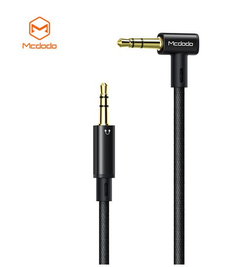 Cable de Audio 1.2 metros Macho a Macho 3.5mm CA‐759 Negro