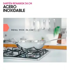 RENA WARE - Sartén Wok 34 cm