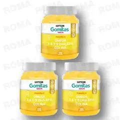 GENERICO - PACK 3 GOMITAS OMEGA 3 390 SOTTCORLABS