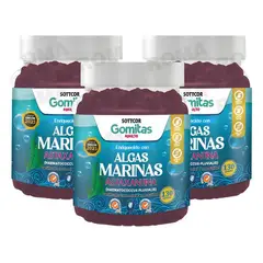 GENERICO - PACK 3 GOMITAS DE ALGAS MARINAS SOTTCORLABS
