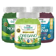 GENERICO - PACK 3 GOMITAS MORINGA + ALGAS MARINAS + ORÉGANO SOTTCORLABS