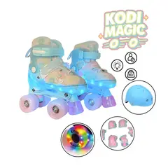 GENERICO - Patines para Niñas 4 Ruedas Kodi Magic Gatita XS (27-30)