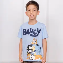 BLUEY - POLO NIÑO MC - JERSEY 100% ALGODON