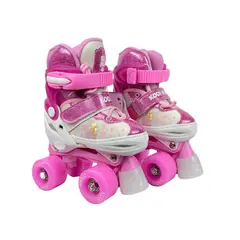 GENERICO - Patines para Niñas 4 Ruedas Kodi Magic Princess Pink S (28-31)