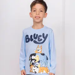 BLUEY - POLO NIÑO ML - JERSEY 100% ALGODON