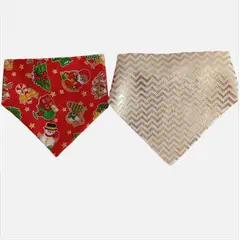 GENERICO - Pack de 2 bandanas para mascotas TALLA XL - Perro grande